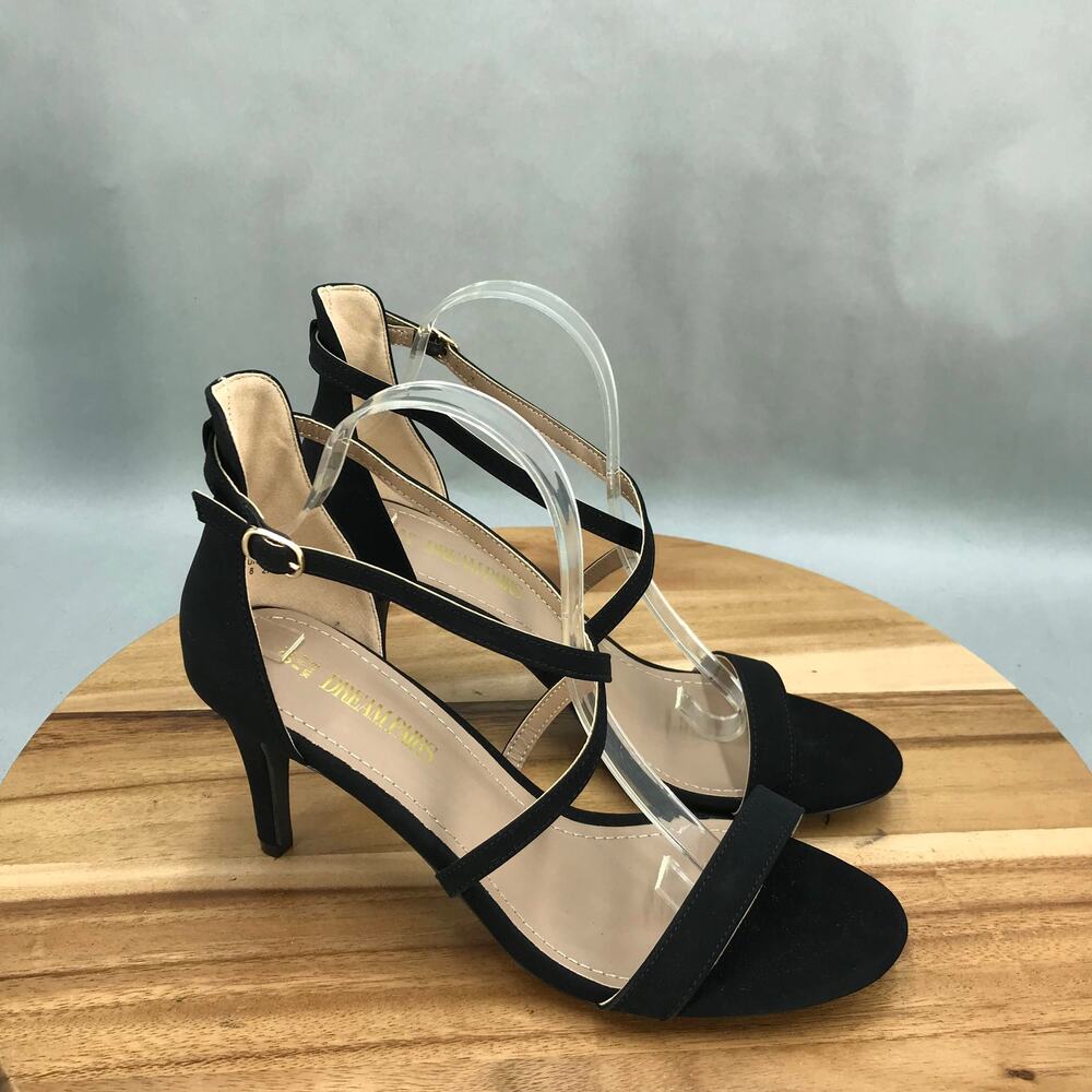 Dream Pairs Black Strappy Sandals